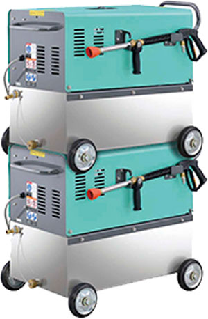 MEIHO　高圧洗浄機　HPW730M 2段積みができる簡単コンパクト設計。